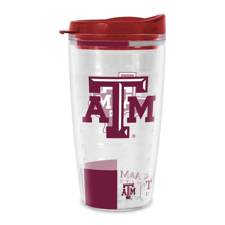 NCAA Texas A&M Aggies Double Wall 16oz Tritan Tumbler for wholesale by Rico Industries