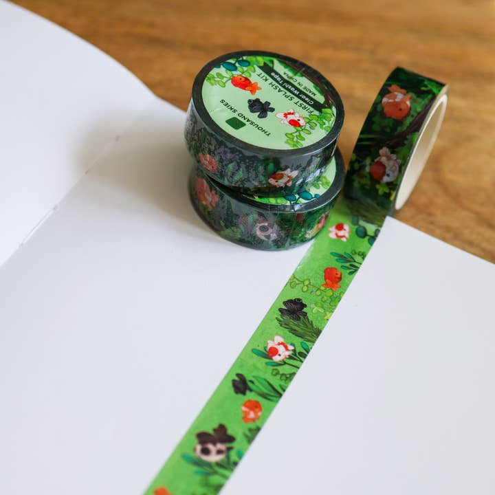 Thousand Skies - Wholesale Tape - PET Tape (Transparent) First Splash Kit - Goldfish3