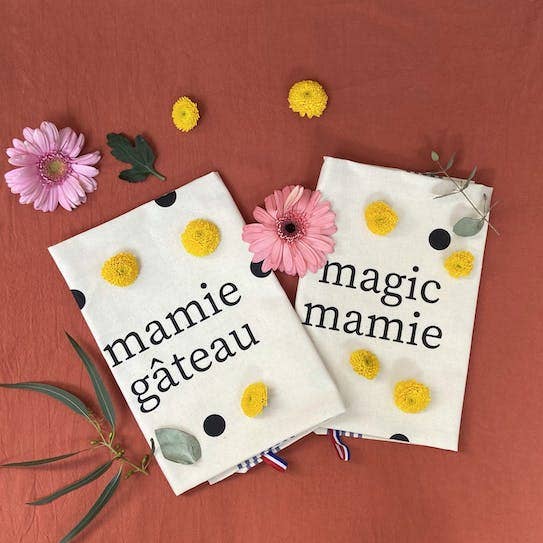 Pied De Poule - Wholesale Tea Towel - Mamie Gâteau Family Tea Towel2