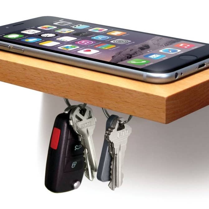 PLANK Wooden Floating Shelf with a Magnetic Underside for wholesale by ILoveHandles - UK