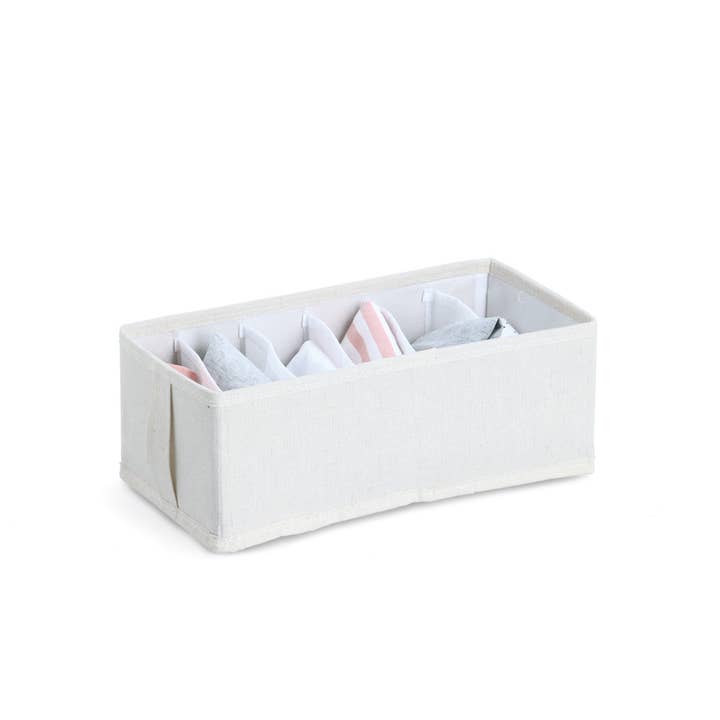 Storage Box With 6 Compartments, Polyester/Nonwoven, for wholesale by Zeller Present