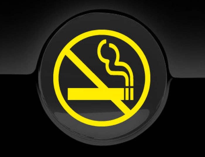 WinsterCreations™ – wholesale Sticker – No Smoking Fuel Cap Cover Car Sticker2