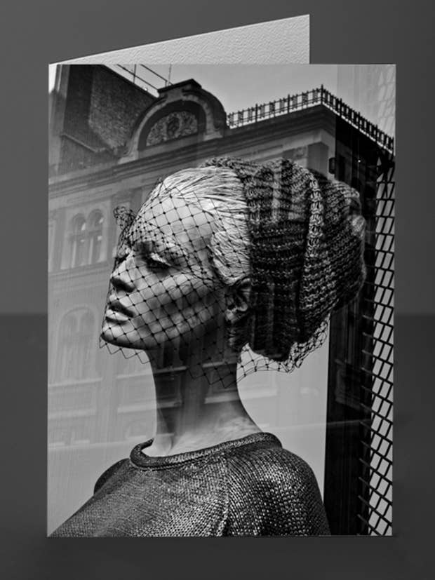 London / Faces in Windows 002-13-2 / Greeting Card for wholesale by Eliot Siegel & The British Art Gallery