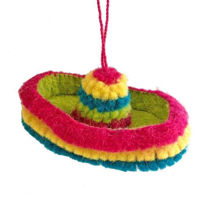 Fiona Walker England – wholesale Christmas decoration – Pinata Sombrero Hanging Dec0