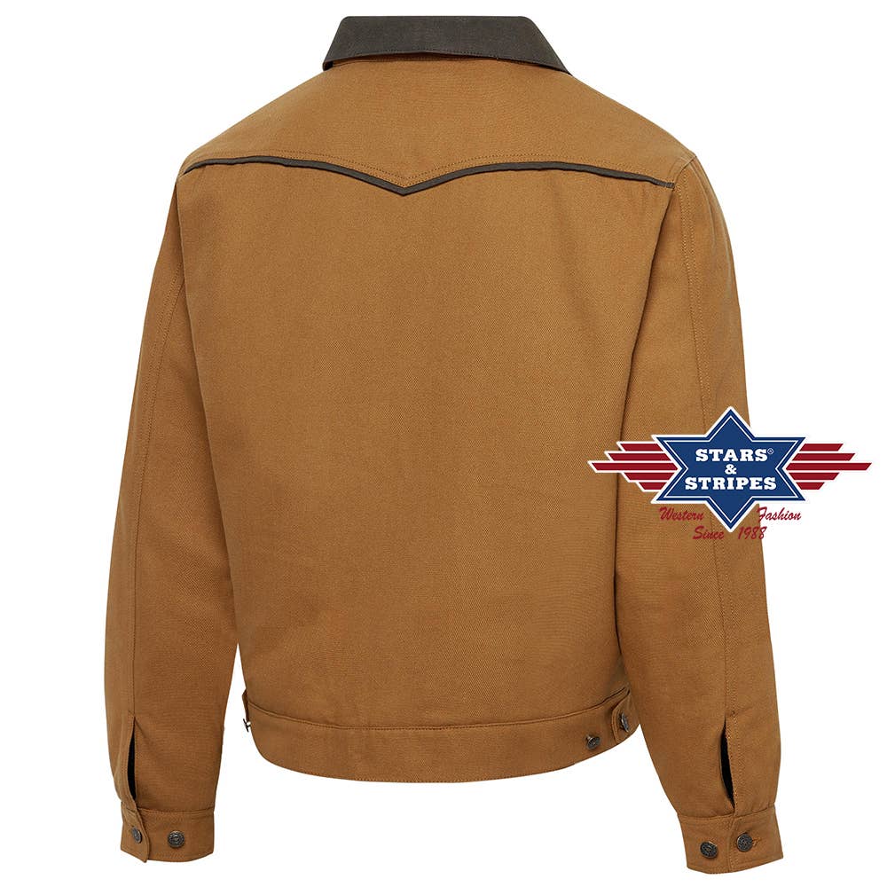 Stars & Stripes® – wholesale Jacket – Men's – western canvas jacket - Andrew jacket2