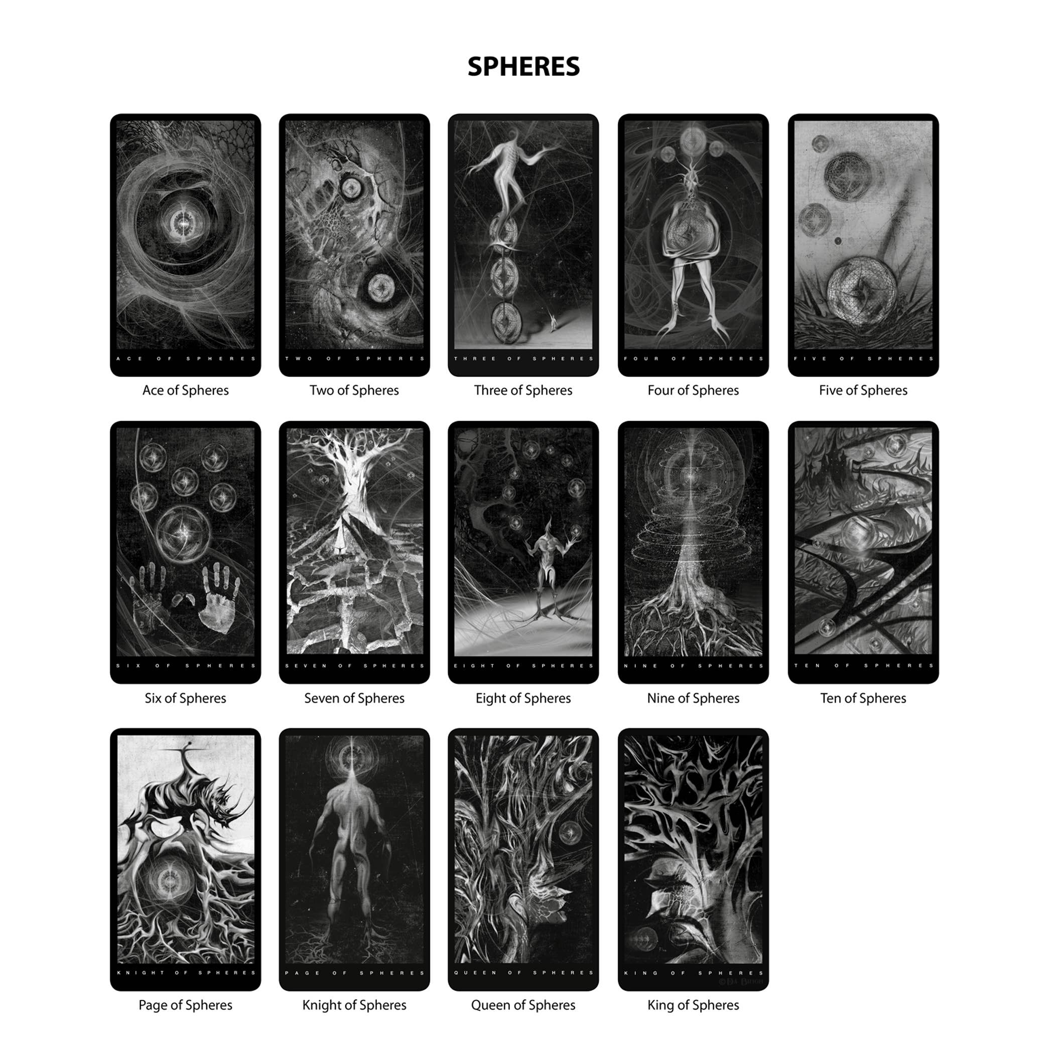 Da Brigh Tarot - Wholesale Tarot Cards - The Black Tarot Modern Tarot Cards Deck12