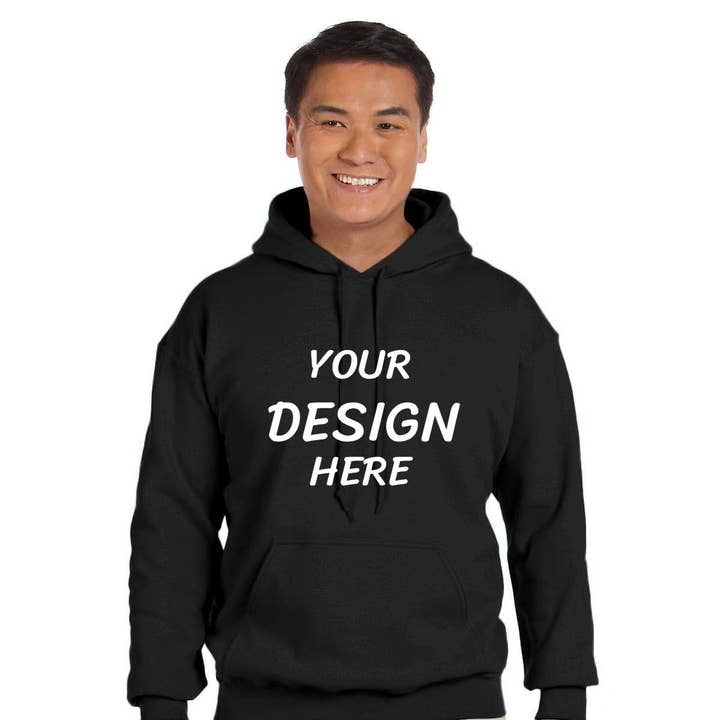 Brugerdefineret voksen Heavy Blend hættetrøje personlige sweatshirts for engroshandel hos MonkeyFeetGraphics