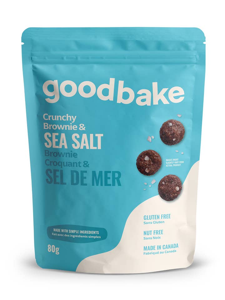 Sea Salt Crunchy Brownie Snack Pack (80gr) for wholesale by Goodbake