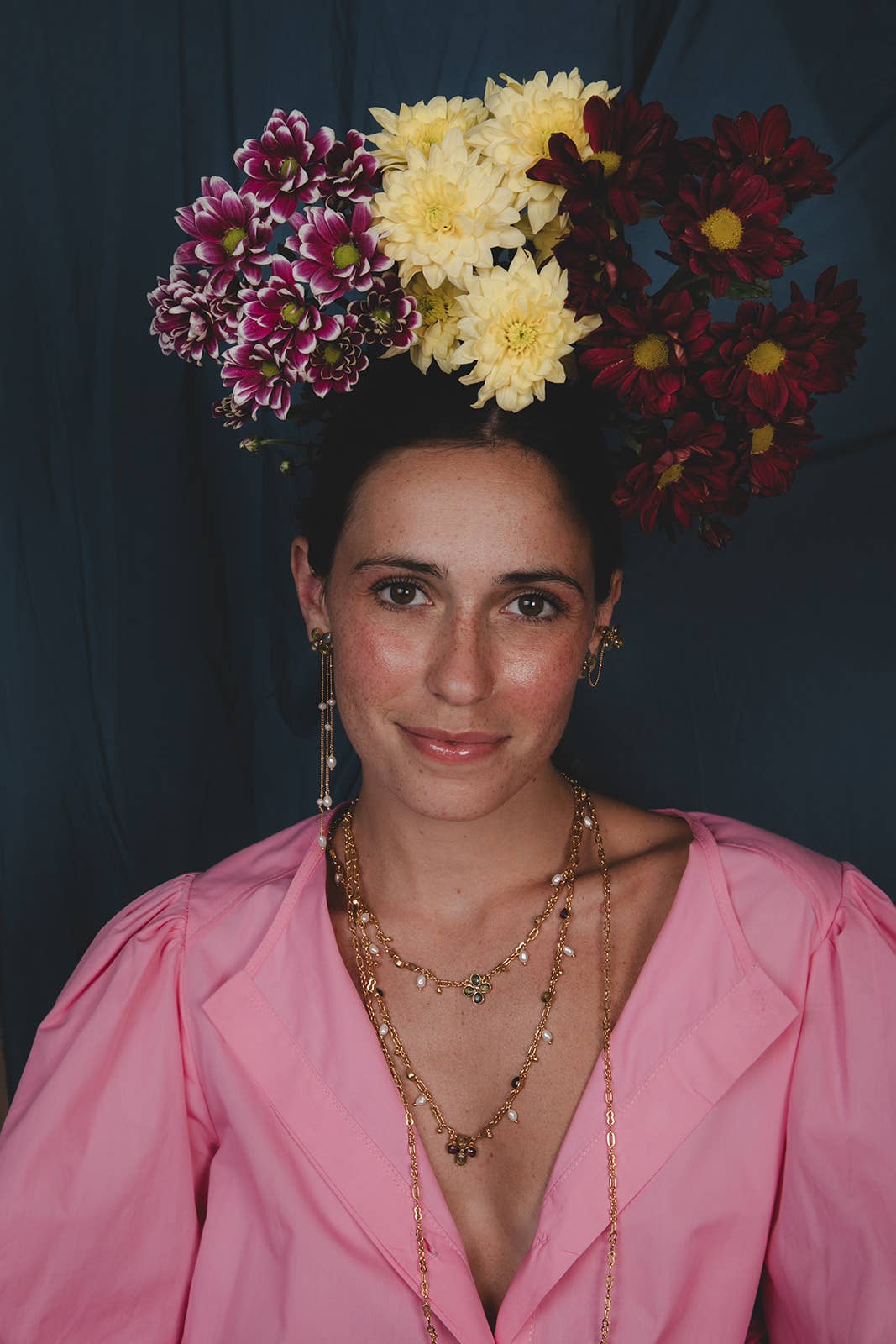 Ikkelele - Wholesale Dangle Earrings - Frangipani Aquamarine Earrings2