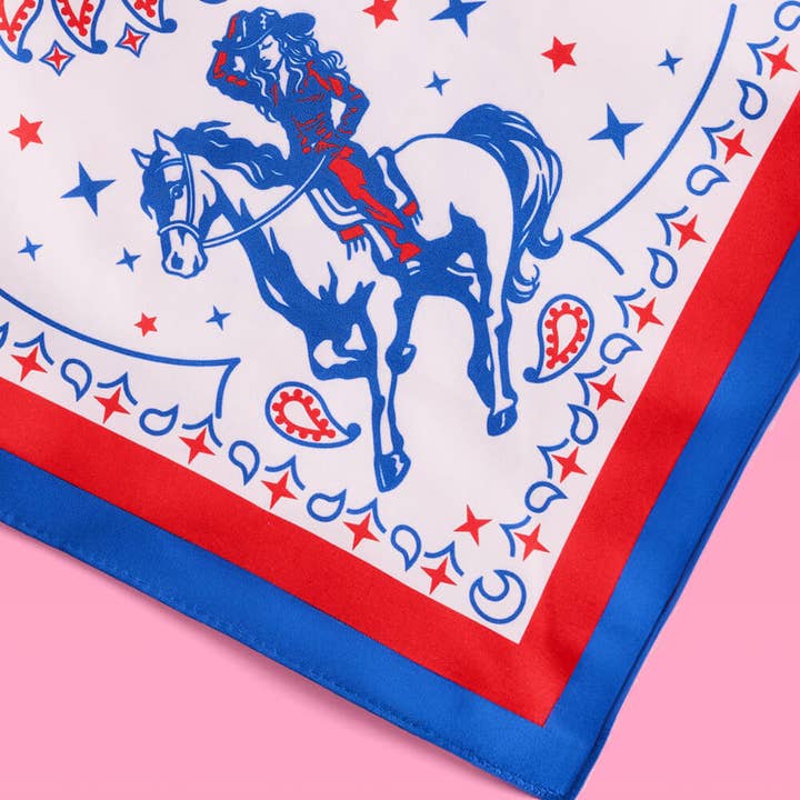 xo, Fetti - Wholesale Bandana - Women's - American Girl Bandana - red white and blue bandana, USA, Cowboy, 4th July1