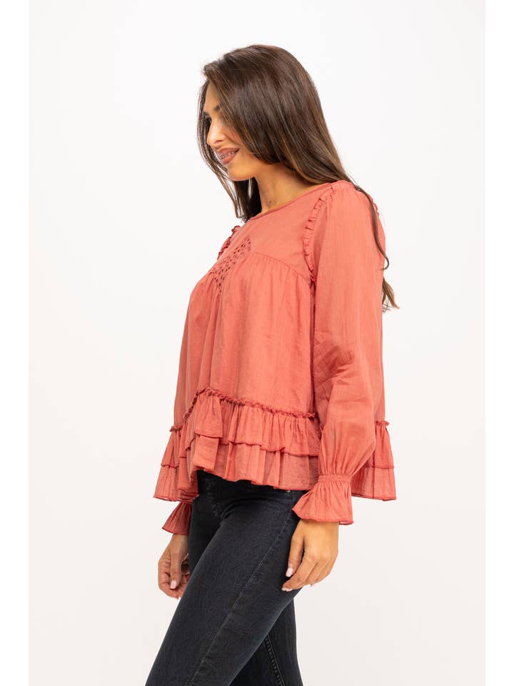 Peace & Love (CALAO IMPORT EXPORT S.L.) - Wholesale Blouse - Women's - Blouse IC1042B4