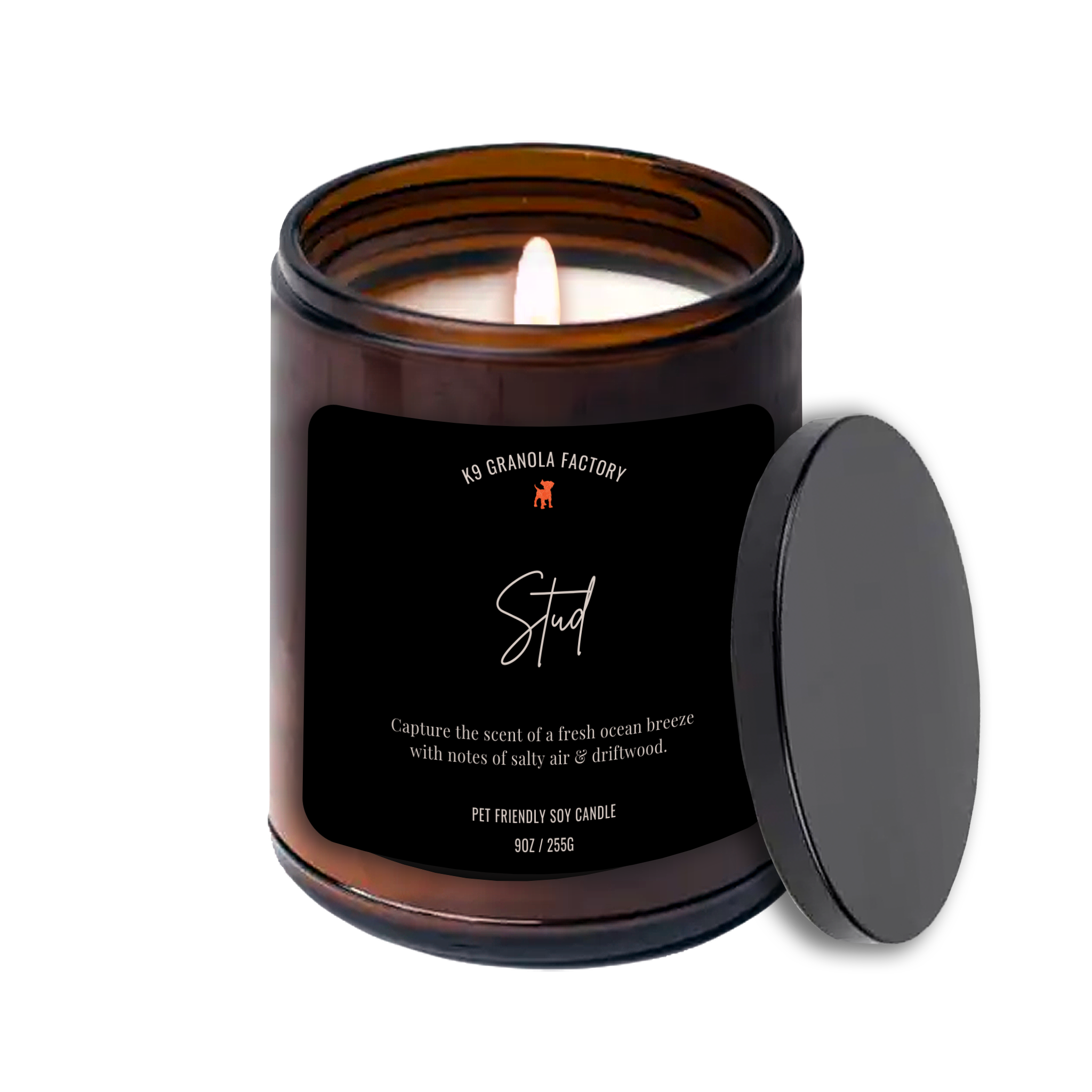 K9 Granola Factory - Wholesale Pet Deodorizing Spray - Pet Friendly SOY Candle, Odor Eliminator Stud 9oz 0