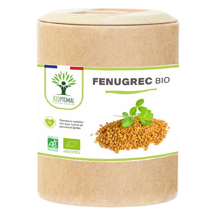 Bioptimal - Wholesale Oral Supplement/Vitamin - Organic fenugreek - Food supplement - in capsules