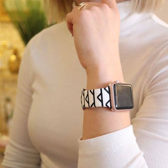 Pulseira Geométrica Preta para Apple Watch de HALLOWEEN por atacado de Thomas and Lee Company