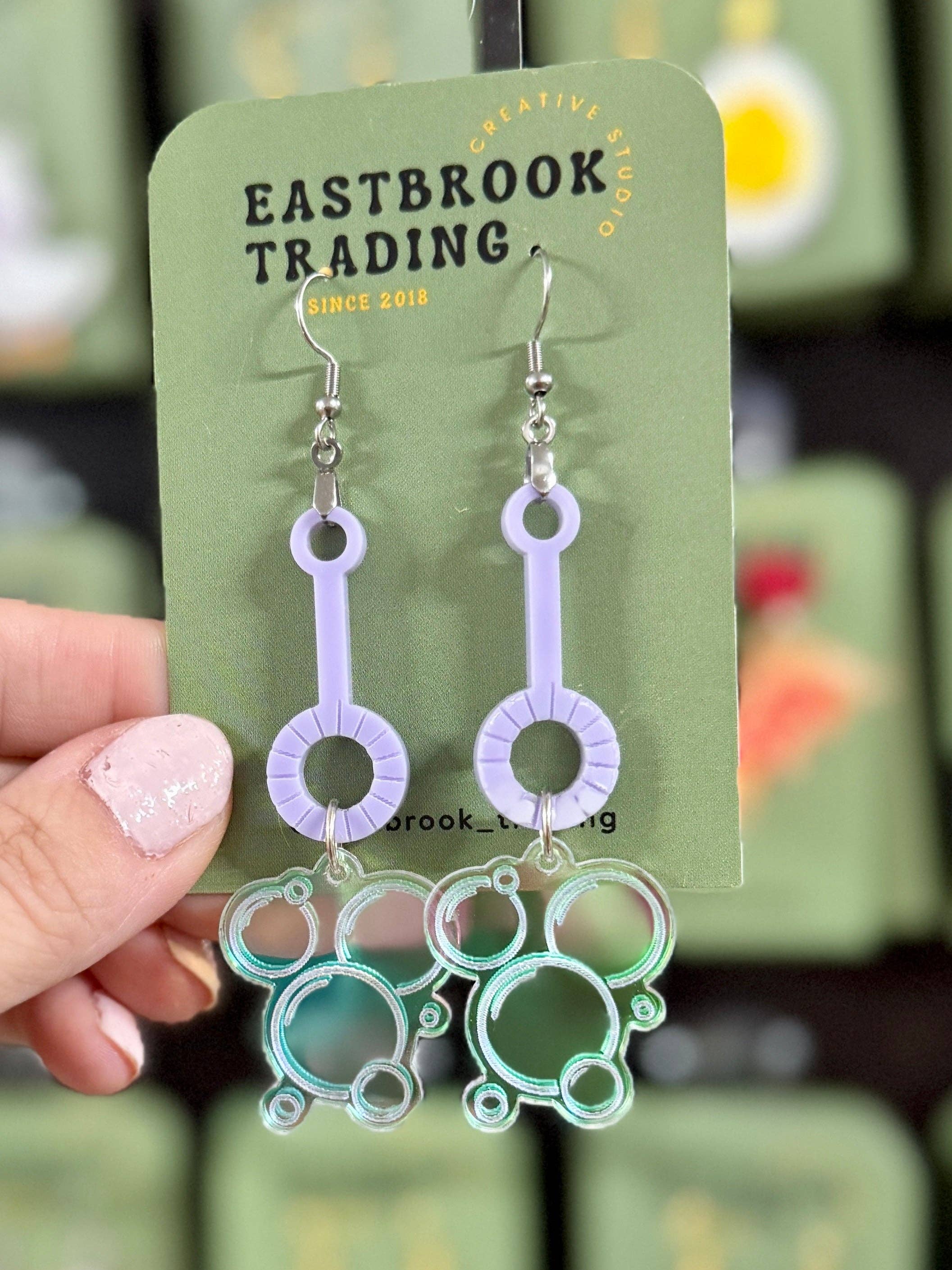 Eastbrook Trading - Wholesale Dangle Earrings - Big bubble wand earrings1