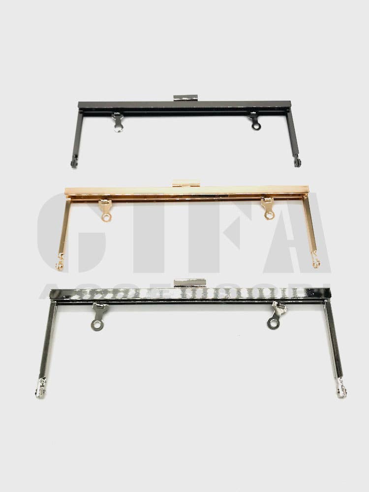 Gifa Accessori - Vente Fermoir - Clic clac avec fermeture rectangulaire 20 cm1