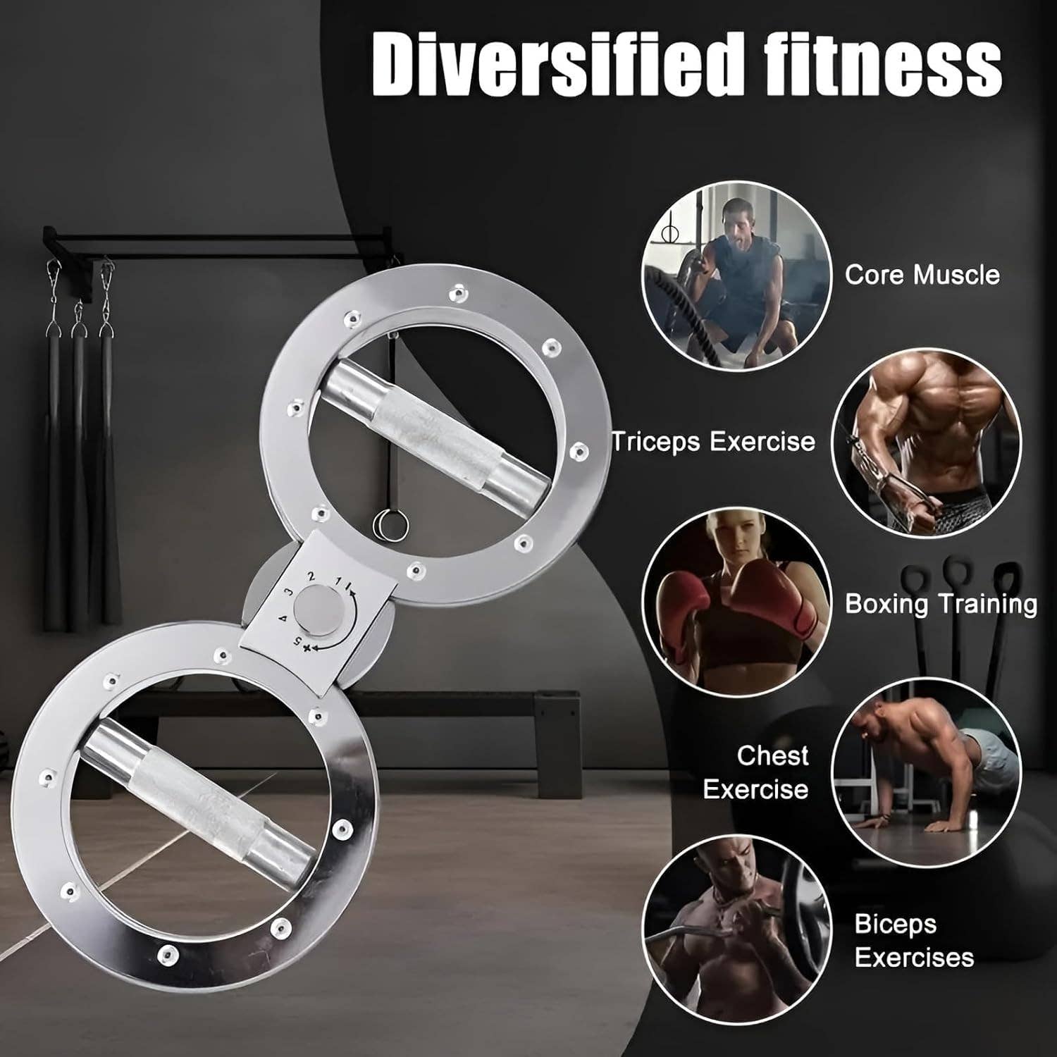 VIGOR - Vente Équipement de fitness - Équipement d'entraînement pour bras rotateur brûlant tournant 12 livres bras3