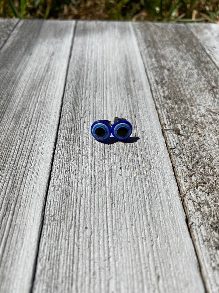 Evil Eye All-seeing Eye Ojo Stud Earrings for wholesale by Made Brite Creations