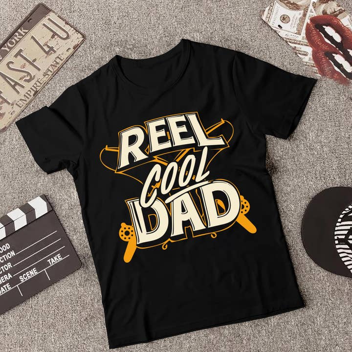 Reel Cool Dad Shirt, Fishing Gift for Dad, Father's Day for wholesale by EagleAceApparel