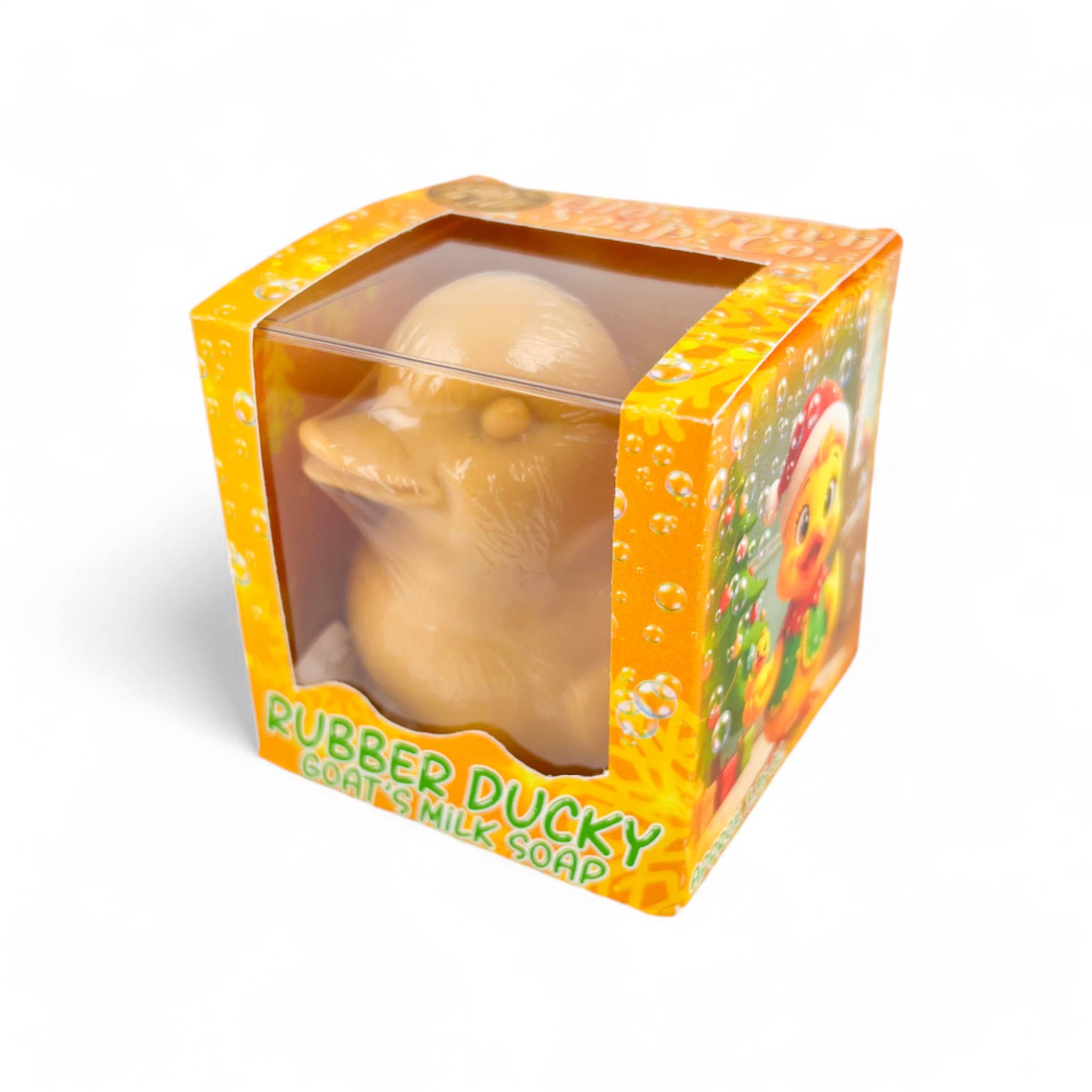 Old Town Soap Co. – wholesale Bar Soap – Box of 12 Christmas Rubber Ducky Goat's Milk Soaps16