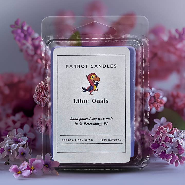Cire fondante Lilac Oasis pour la vente par Parrot Candle LLC