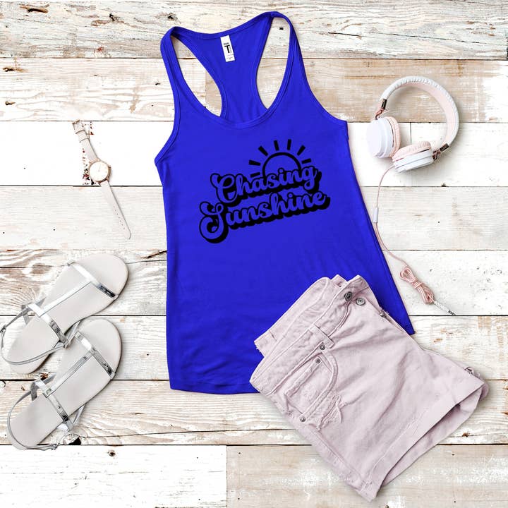 Chasing Sunshine Tank for wholesale by Soph & Lil Design