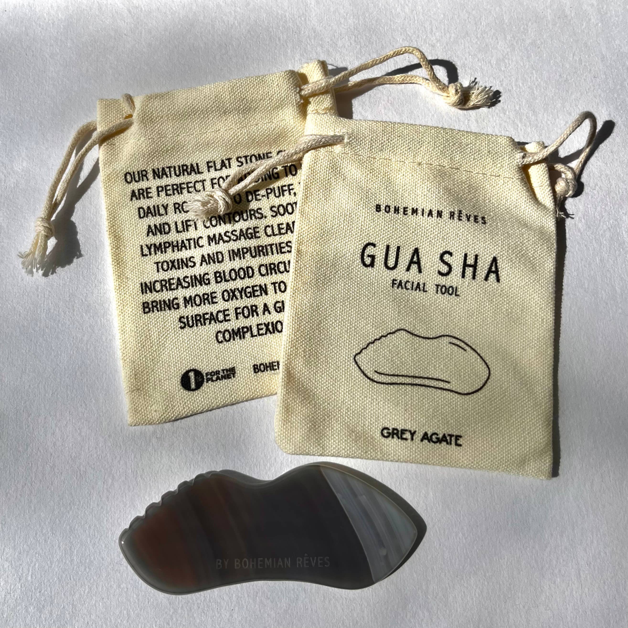 Bohemian Rêves - Wholesale Gua Sha Tool - Bohemian Rêves Crystal Gua Sha Tool | Facial Sculpting Stone2