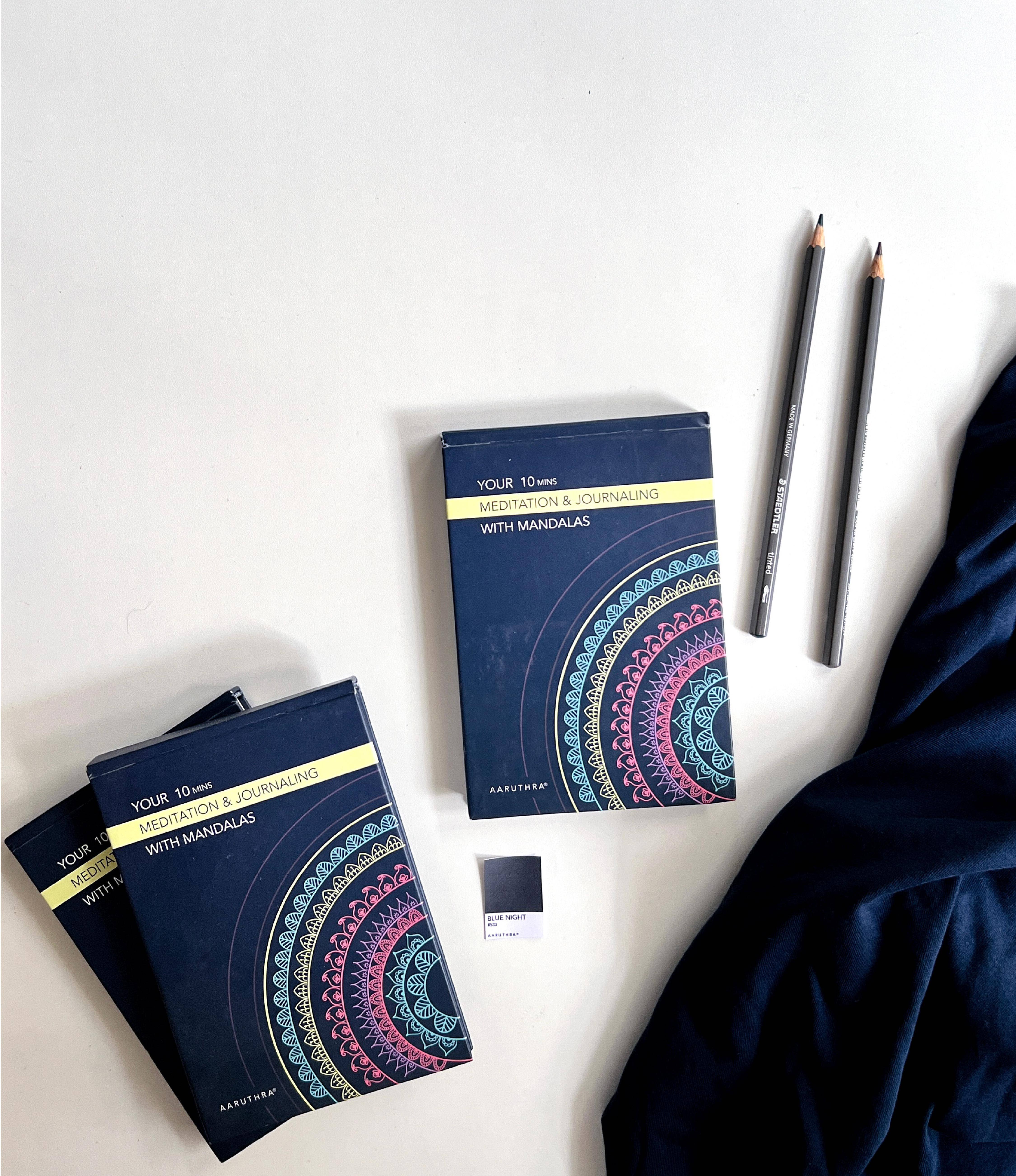 Aaruthra® – wholesale Journal/diary – Mandala Meditation & Journaling (Blue Night)6