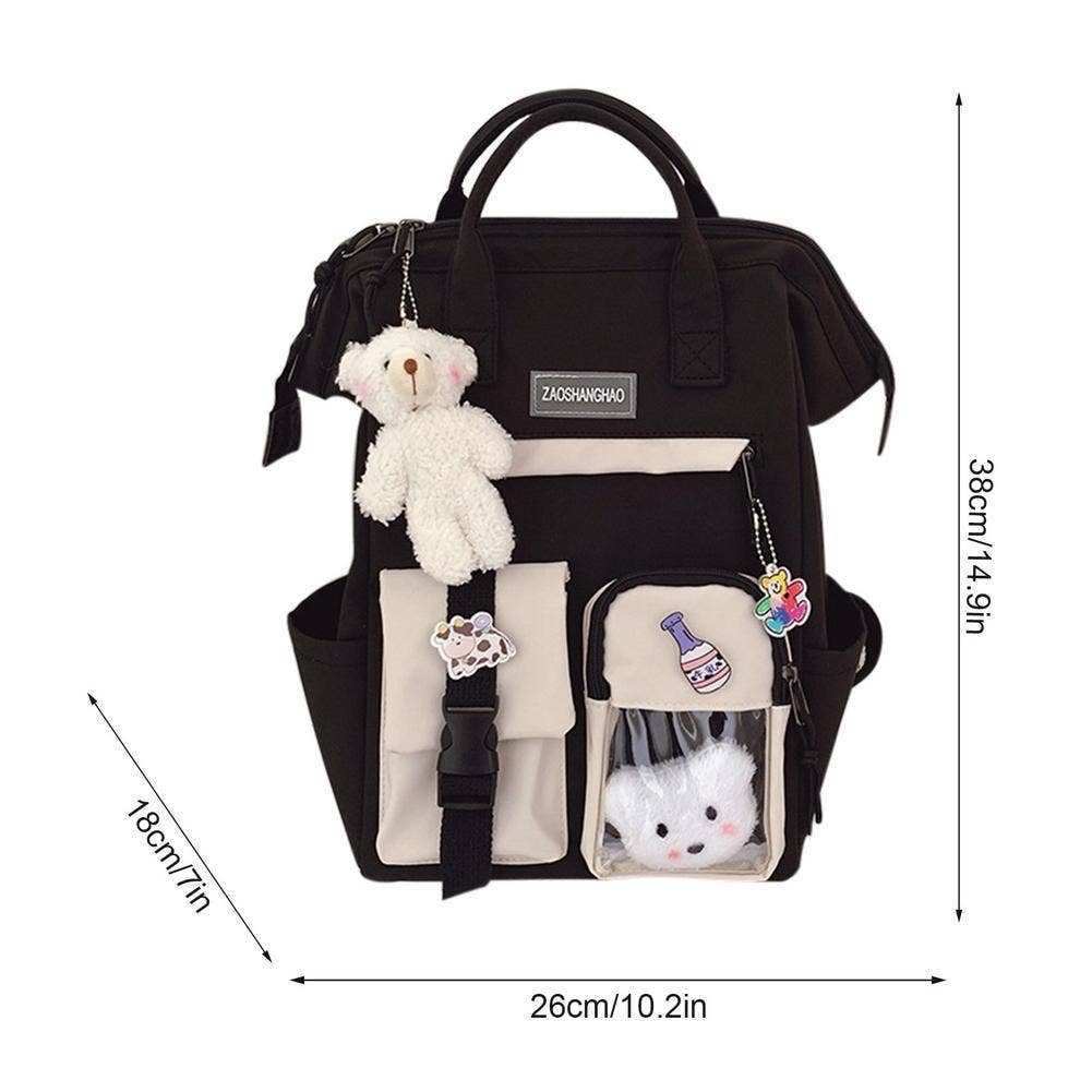 2021 Preppy Purple Backpack Women Waterproof Candy Colors Backpacks Fancy High School Bags for Teenage Girl Cute Travel Rucksack for wholesale on Faire9