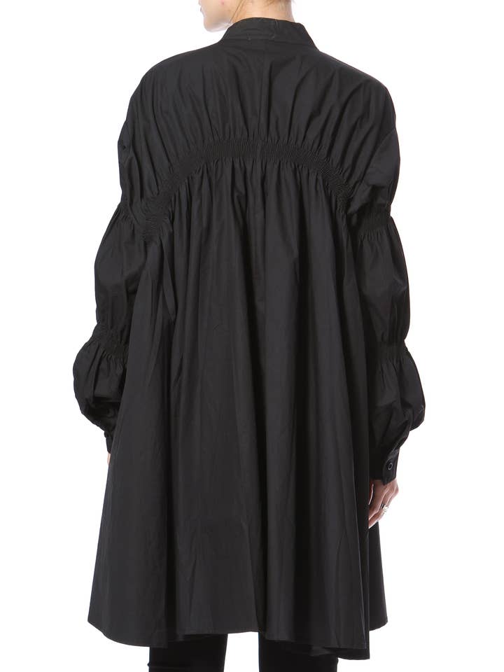 Luxe & Leather by Madonna & Co - Wholesale Dress - Women's - Ruched Shirt-Dress4