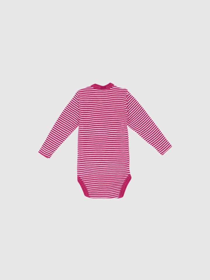 MINI LILA - Wholesale Bodysuit (Non-Footed) - Baby - Organic Merino Wool and Silk Long-sleeved Onesie1