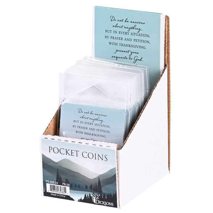 Cottage Garden - Wholesale Keepsake Coin/Token - Display Pocket Coin Cross Do Not Be