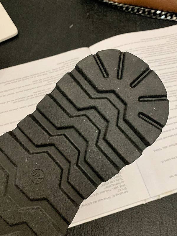 StyleGalX – wholesale Lågskor/mockasiner – Dam – Bältespänne Rundtå Delad Söm Loafers Platåskor Tofflor&Mules10