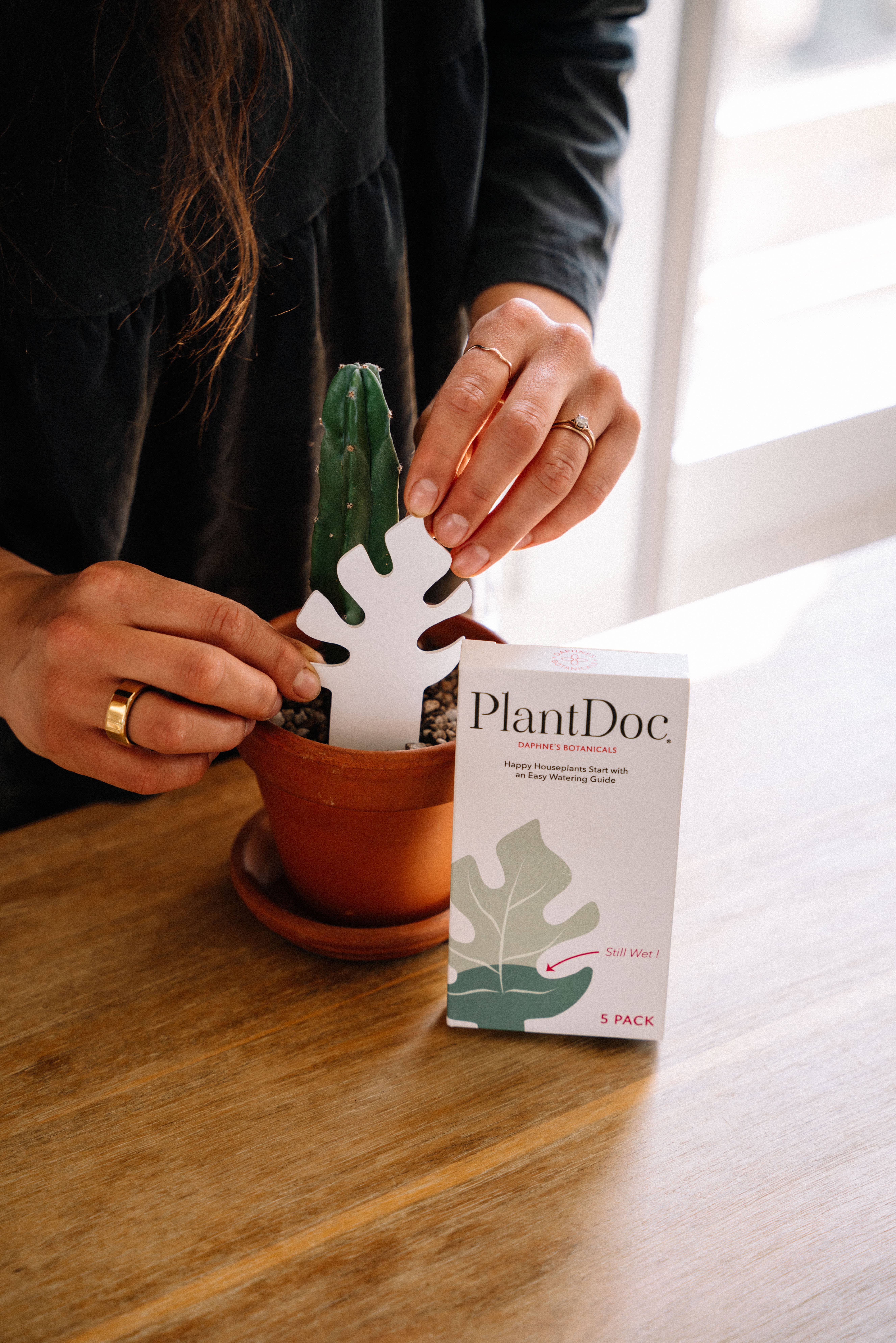 PlantDoc: Biodegradable Color-Changing Moisture Meter for Plants