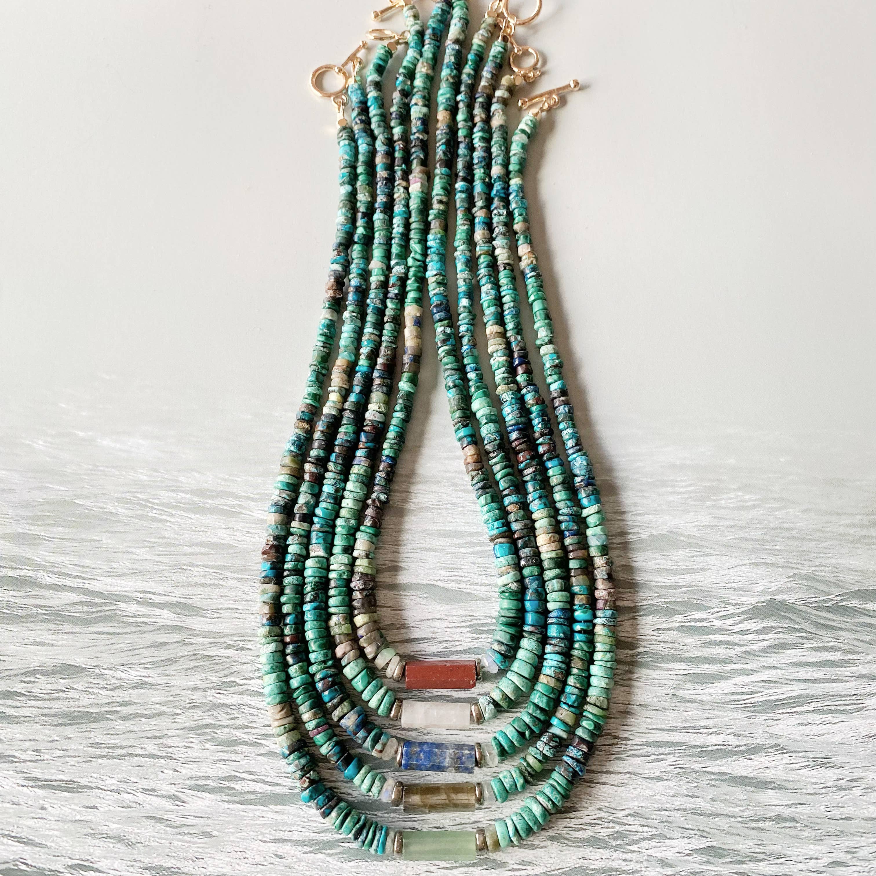 Edenoe - Wholesale Beaded/Pearl Necklace - THE LAPIS LAZULI FERRET3