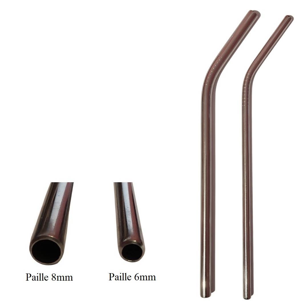 Natural'sace - Wholesale Drinking Straw - Stainless steel curved smoothie straw1