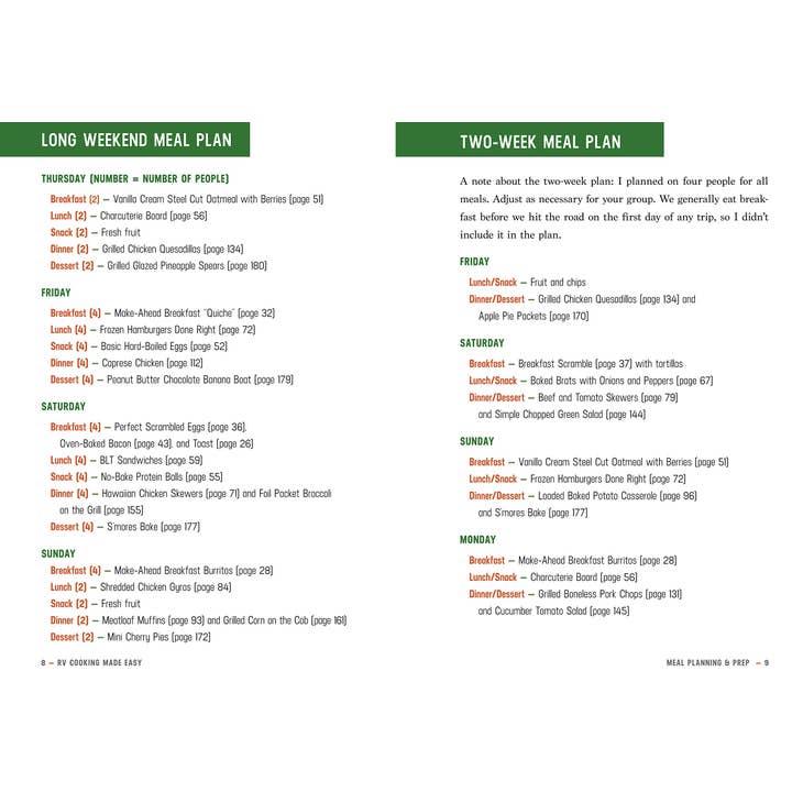 Union Square & Co. - Wholesale Cookbook - RV Cooking Made Easy: 100 Simple Recipes Cookbook