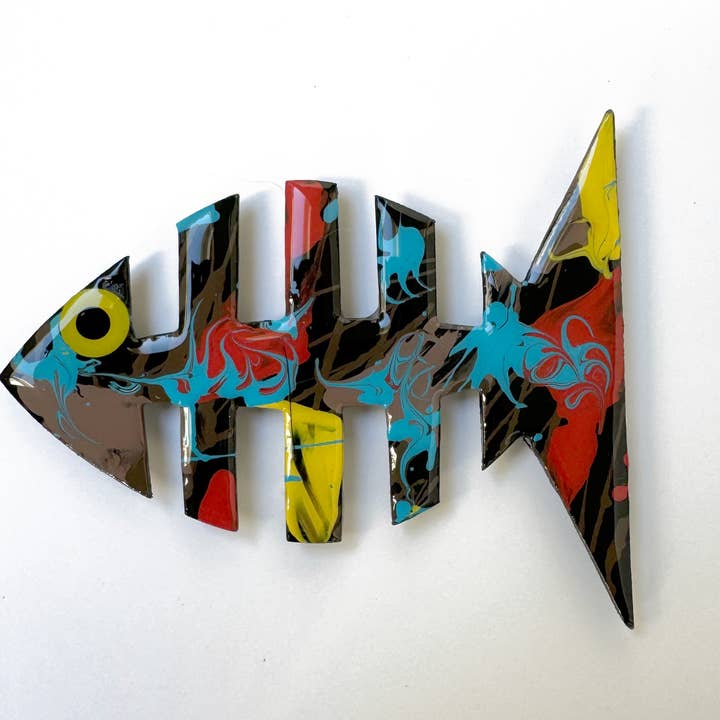 Cuccia Co. - Wholesale Magnet - Friends Fish Magnets, The Elements (earth, air, fire, water)2