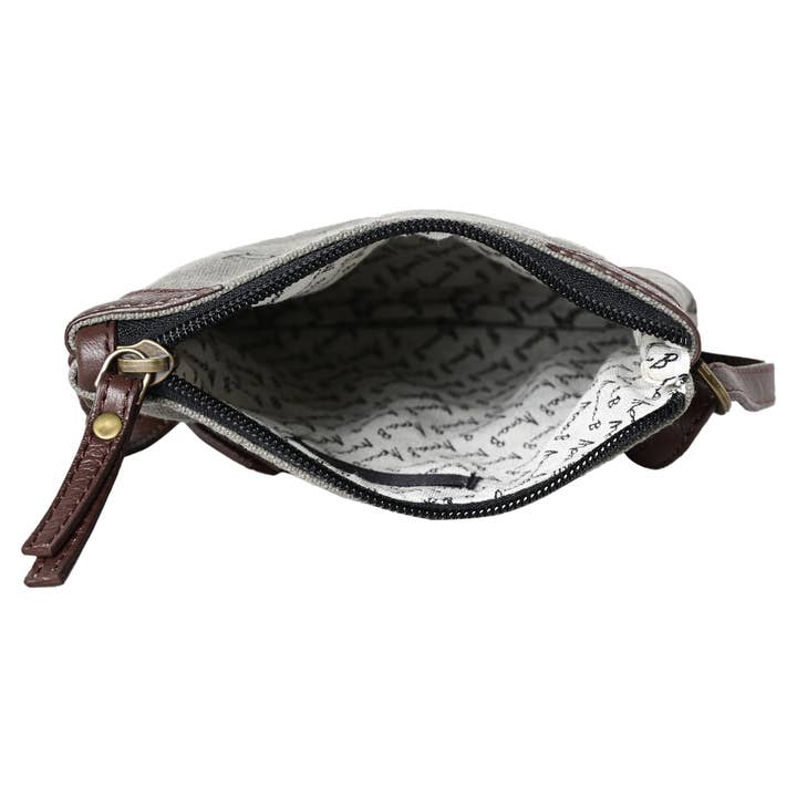 Mona B. - Wholesale Crossbody bag – Women's - BEE KIND CROSSBODY Up-Cycled M-1823 (ORIGINAL LEATHER)5