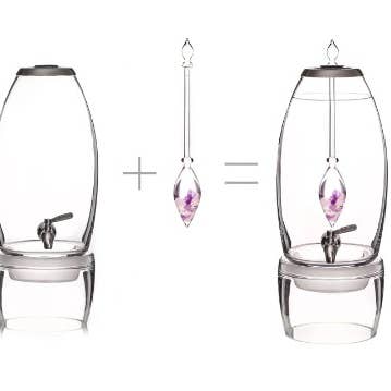 VitaJuwel USA - Wholesale Drink Dispenser - GRANDE Crystal Water Fountain | WELLNESS with Amethyst, ...