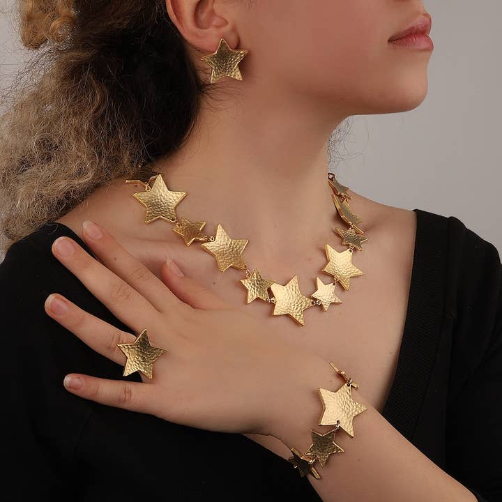 BUBU BY TEKIN SHOP - Wholesale Jewelry Set - star jewelery set