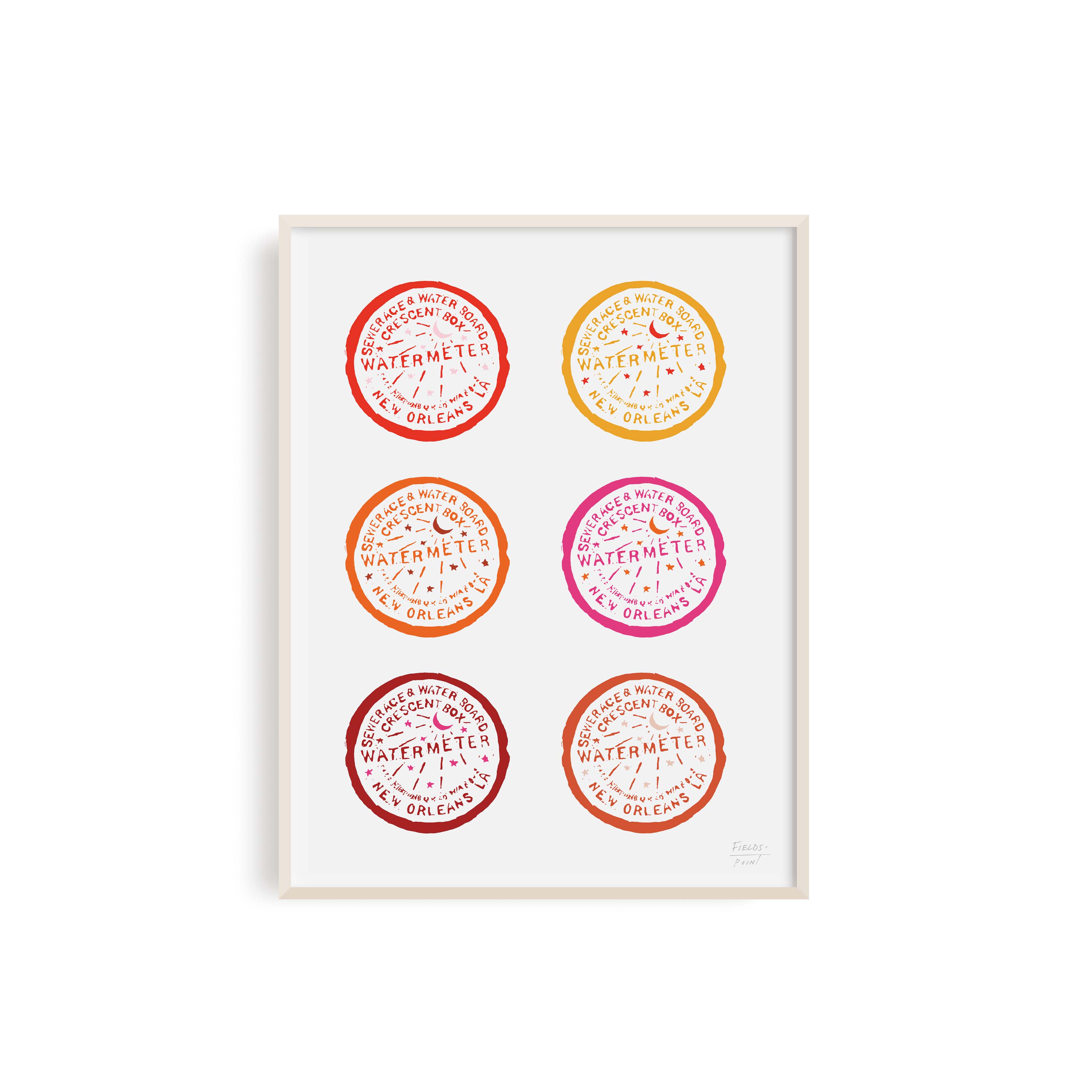 Statement Goods - Wholesale Art Print - New Orleans Water Meter Art Print3