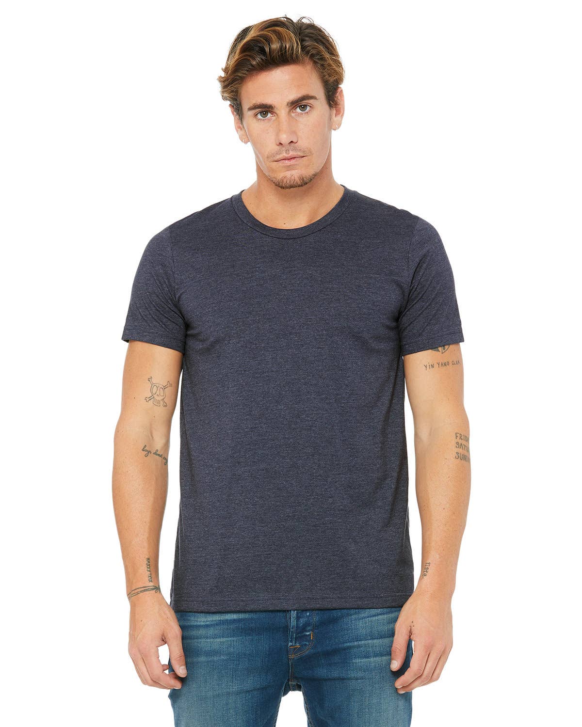 Total Apparel - Wholesale T-Shirt - Men's - Bella + Canvas Unisex Heather Blank CVC T-Shirt | 3001CVC4