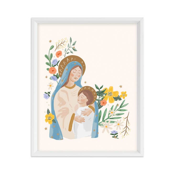 Madonna og Child Art Print for engroshandel hos Gratia Design Co.