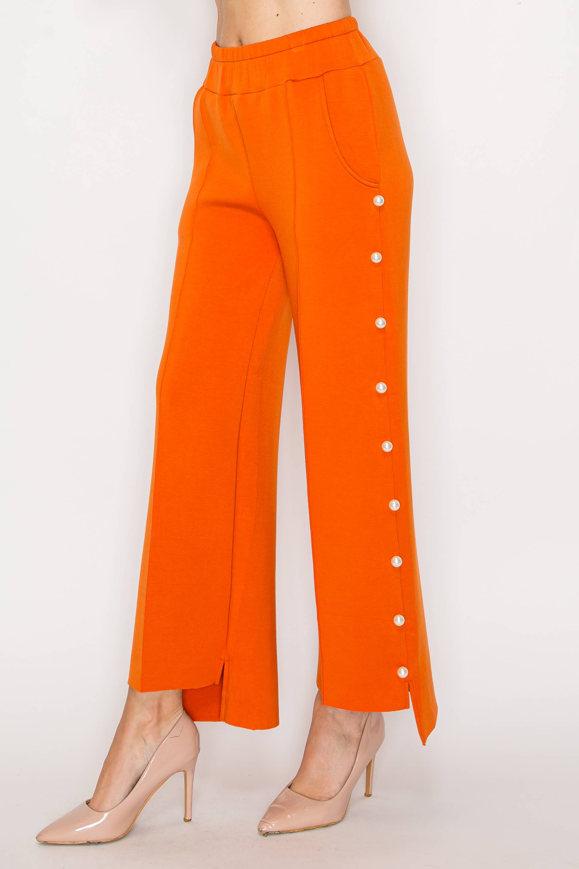 Joh Apparel – Großhandel Hose – Damen – Farrah French Scuba Pearl Lange Hose39