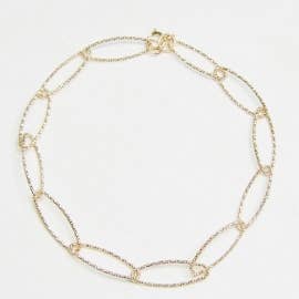 Sosie Designs - Wholesale Link & Chain Bracelet - Rose Gold Diamond Cut Bracelet *1