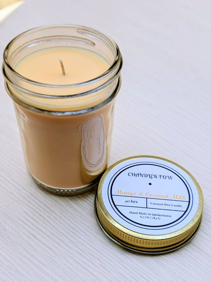 Mango & Coconut Milk 6.5 Oz Jar Candle for wholesale by Chandler Fow