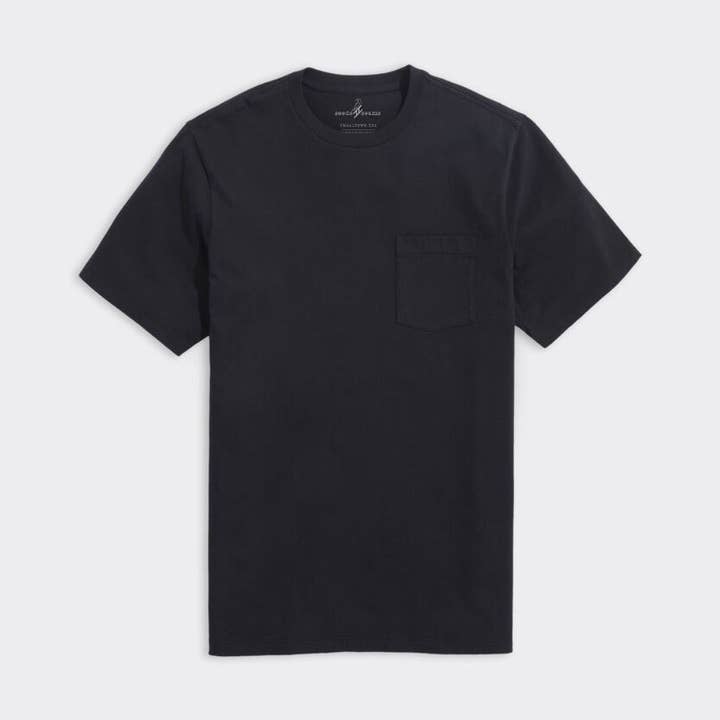 CROW BLACK ESSENTIAL POCKET TEE for wholesale by Seeds II Seams