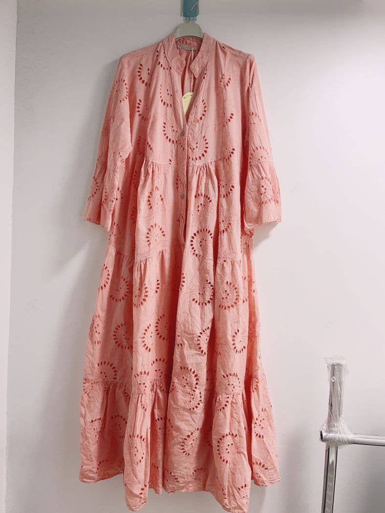 Happy look - Vente Robe – femme - Longue robe en broderie anglaise 20