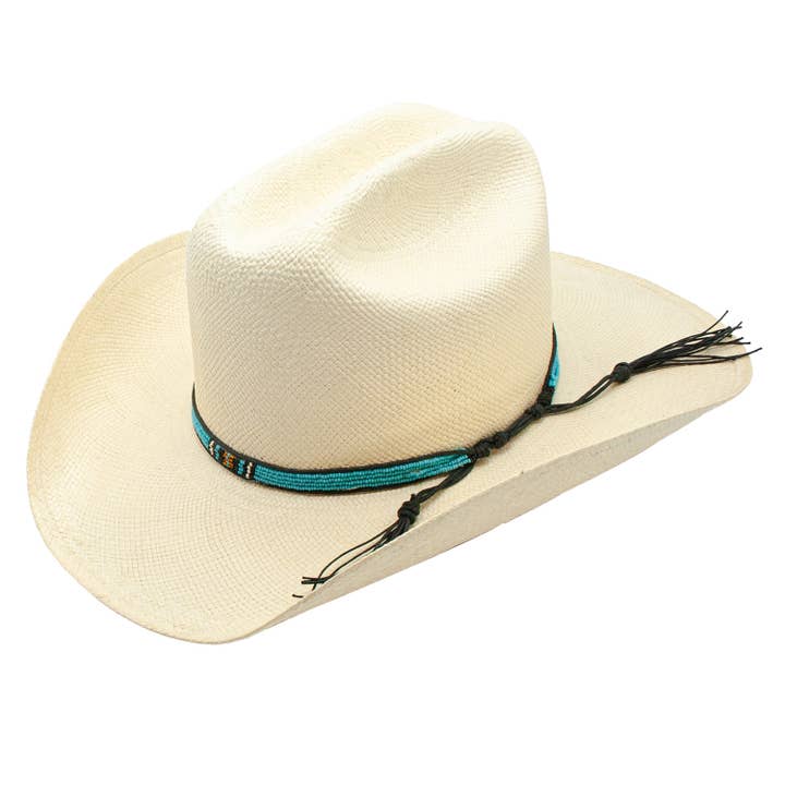 Chapeau de cowboy Drifter à nouer Colter Panama Straw pour la vente par Peter Grimm
